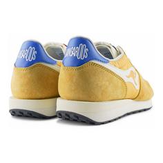 Rückansicht von KangaROOS Originals AUSSIE ATHLUXE II Sneaker Kinder Senfgelb/Creme