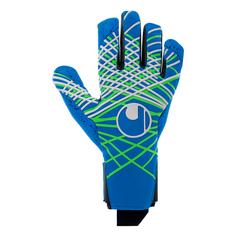 Uhlsport AQUAGRIP HN Torwarthandschuhe pacific blau/fluo grün/weiß