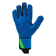 Rückansicht von Uhlsport AQUAGRIP HN Torwarthandschuhe pacific blau/fluo grün/weiß