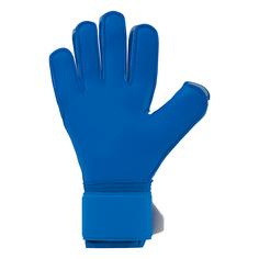 Rückansicht von Uhlsport Aquasoft Torwarthandschuhe pacific blau/fluo grün/weiß
