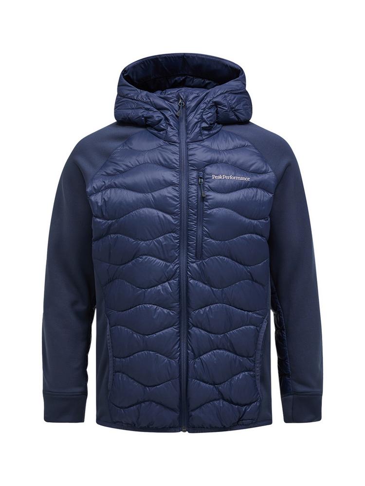 Peak Performance Peak Performance M Helium Down Hybrid Hood Funktionsjacke Herren - blau - 0 | SportScheck