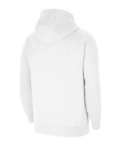 Rückansicht von Nike Park 20 Fleece Hoody Funktionssweatshirt Herren weissgrau