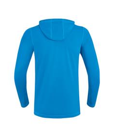 Rückansicht von JAKO Run 2.0 Kapuzenjacke Running Laufjacke Herren BlauGrau