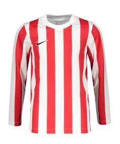 Nike Division IV Striped Trikot langarm Kids Fußballtrikot Kinder weissrotschwarz