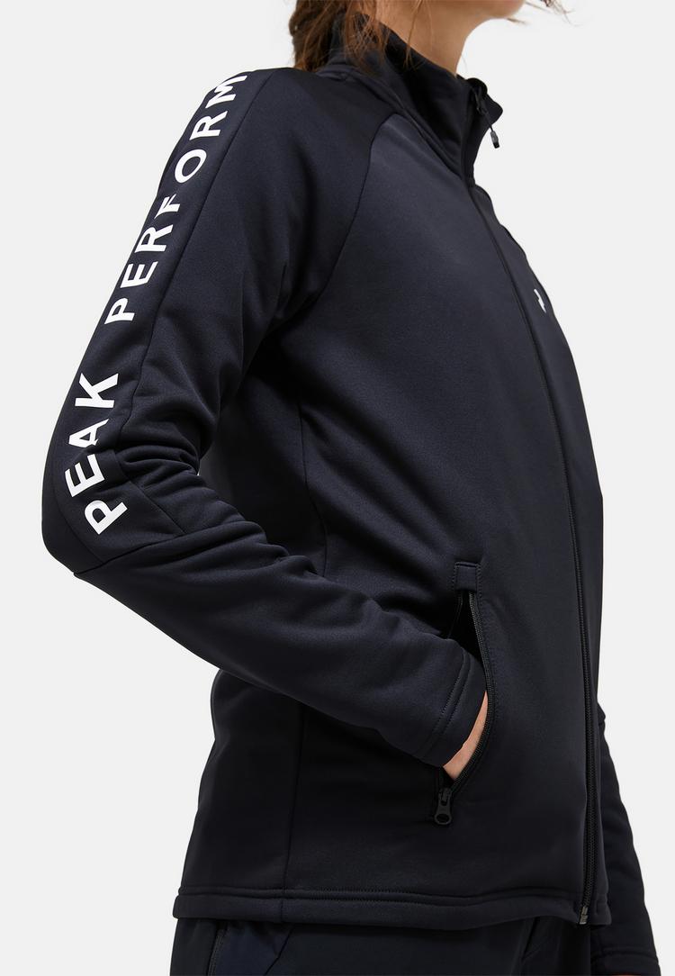 Peak Performance Peak Performance W Rider Zip Jacket Fleecejacke Damen - black - 2 | SportScheck