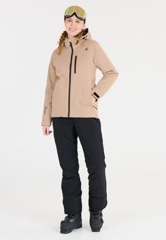 Rückansicht von Whistler Jada Skijacke Damen 1136 Simply Taupe