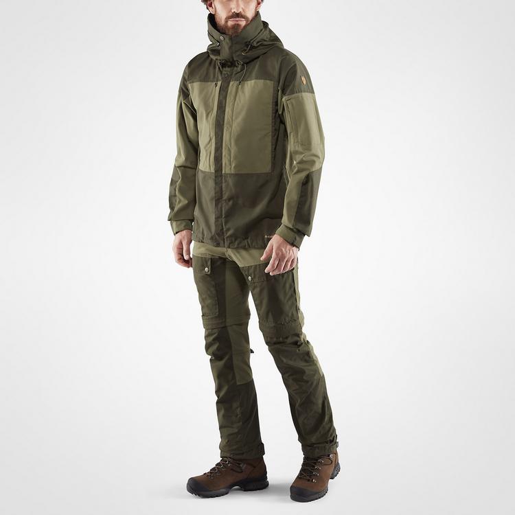 FJ&Auml;LLR&Auml;VEN FJ&Auml;LLR&Auml;VEN Keb Jacket Funktionsjacke Herren - Dunkeloliv - 3 | SportScheck