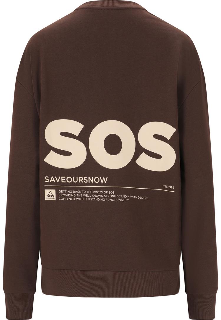 SOS SOS Bovec Sweatshirt Damen - 5104 Coffee Bean - 0 | SportScheck