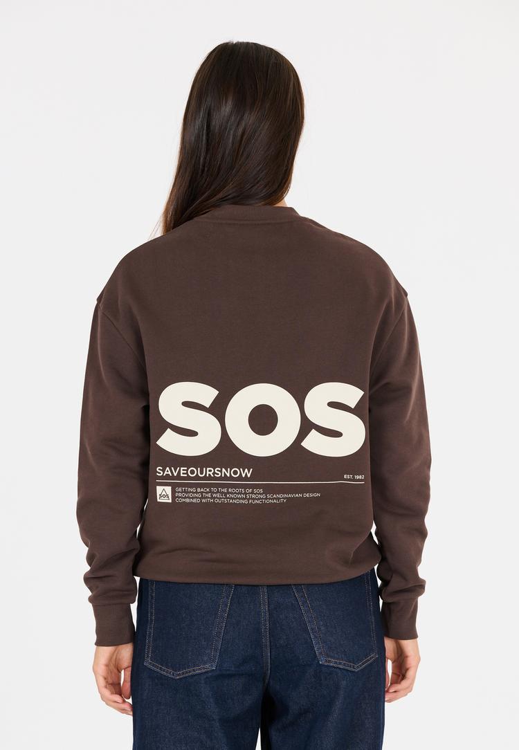 SOS SOS Bovec Sweatshirt Damen - 5104 Coffee Bean - 4 | SportScheck