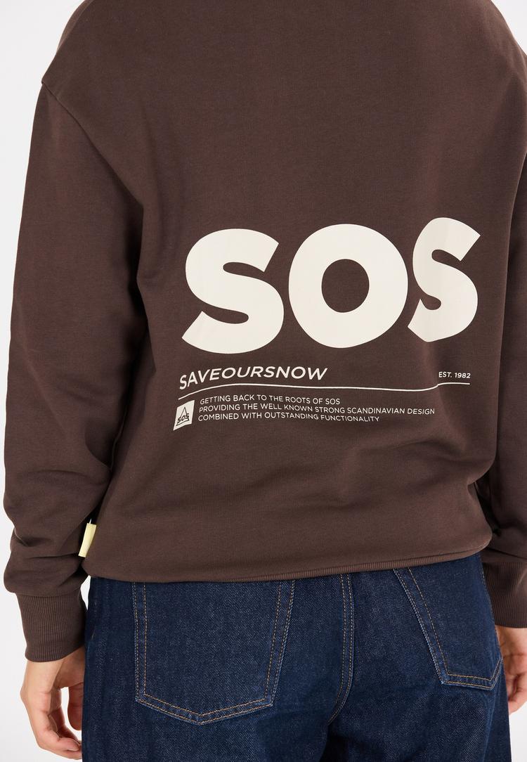 SOS SOS Bovec Sweatshirt Damen - 5104 Coffee Bean - 1 | SportScheck