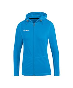 JAKO Run 2.0 Kapuzenjacke Damen Laufjacke Damen BlauGrau