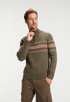 Rückansicht von Human Nature Bradford Sweatshirt Herren taupe