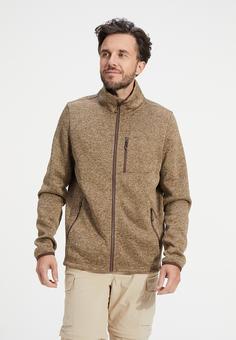 Rückansicht von Human Nature Mambert Fleecejacke Herren brown