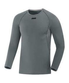 JAKO Compression 2.0 Longsleeve Funktionsshirt Herren grau