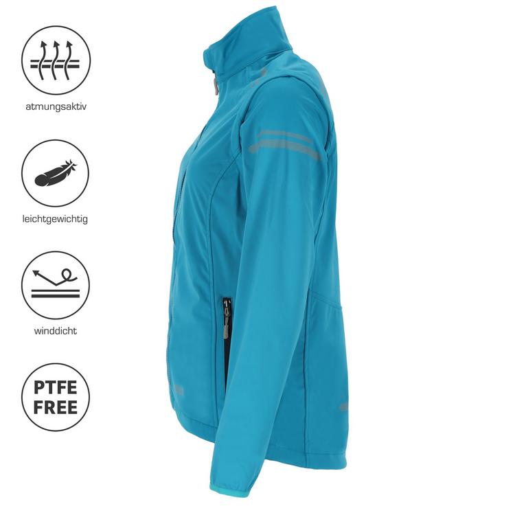 PRO-X elements PRO-X elements HELLEN Softshelljacke Damen - Neont&uuml;rkis - 2 | SportScheck