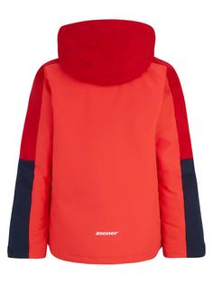 Rückansicht von Ziener ALUCK JUNIOR Skijacke Kinder fiery red