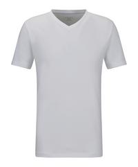 Falke UW Regular V-Neck T-Shirt CO/EL m Unterhemd Herren - white (2000)