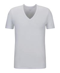 Falke UW Deep V-Neck T-Shirt CO/EL m Unterhemd Herren - white (2000)