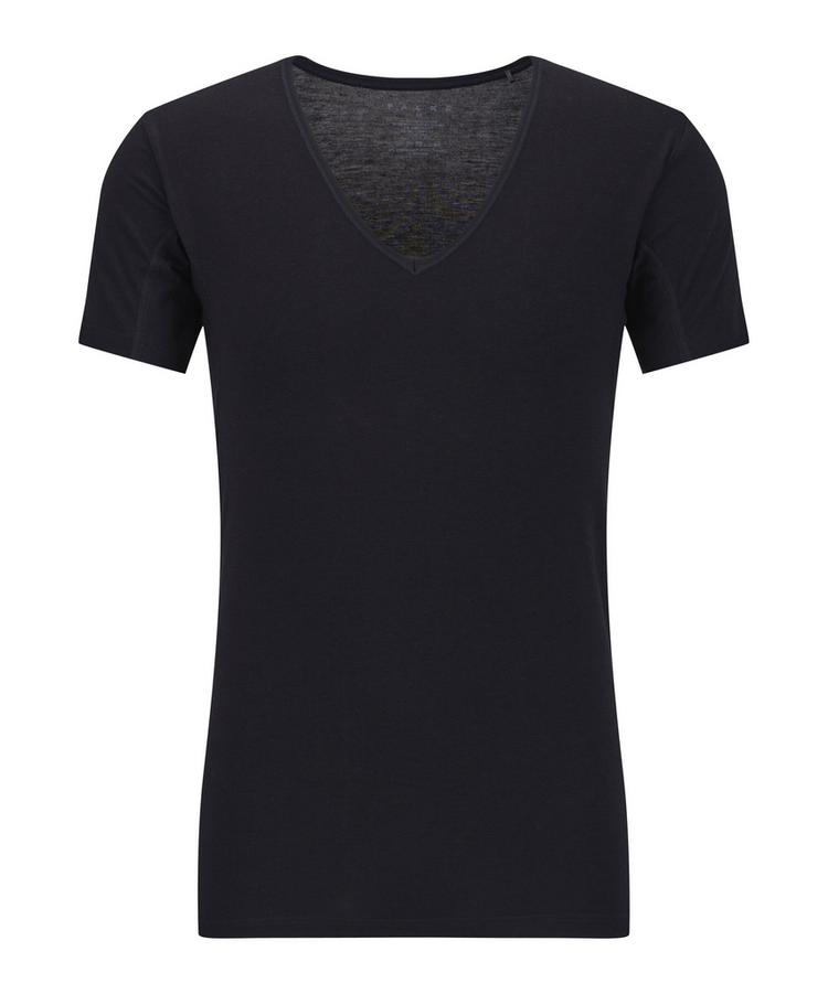 Falke Falke UW Deep V-Neck T-Shirt Outlast m Unterhemd Herren - black (3000) - 0 | SportScheck