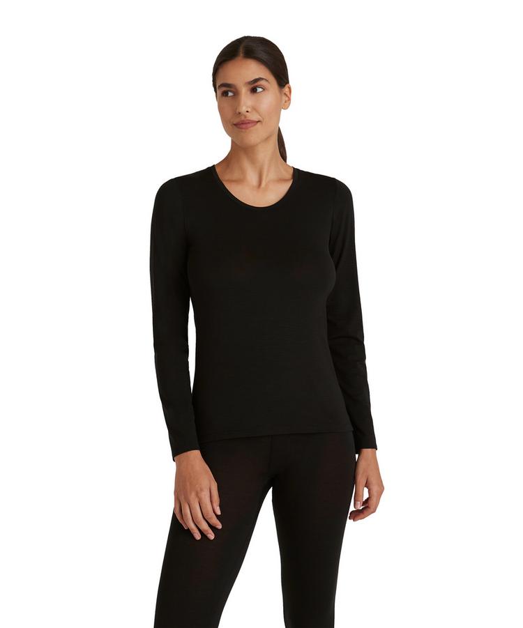 Falke Falke UW Longsleeved Shirt WO/CLY w Unterhemd Damen - black (3000) - 0 | SportScheck
