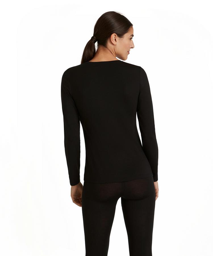 Falke Falke UW Longsleeved Shirt WO/CLY w Unterhemd Damen - black (3000) - 0 | SportScheck