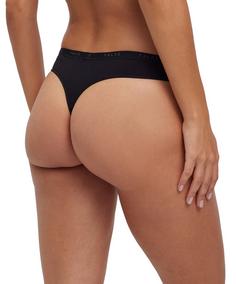 Rückansicht von Falke Tanga Boxershorts Damen black (3000)