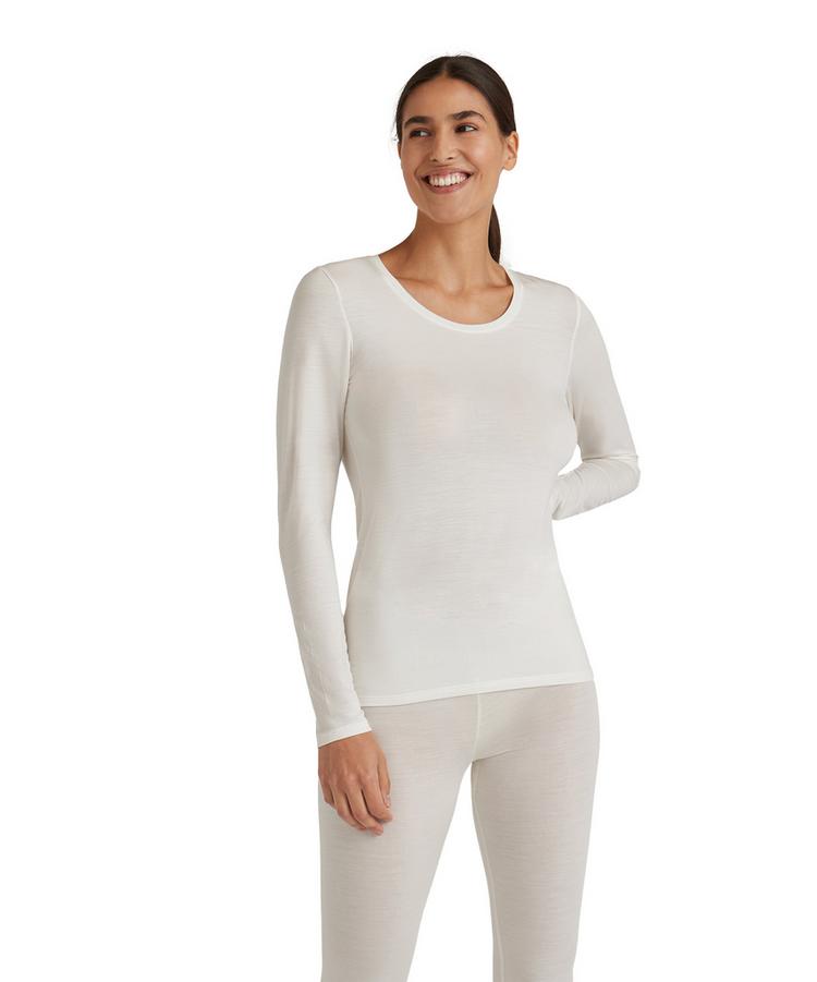 Falke Falke UW Longsleeved Shirt WO/CLY w Unterhemd Damen - off-white (2040) - 0 | SportScheck