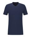 Falke UW Regular V-Neck T-Shirt CO/EL m Unterhemd Herren - midnight (6366)