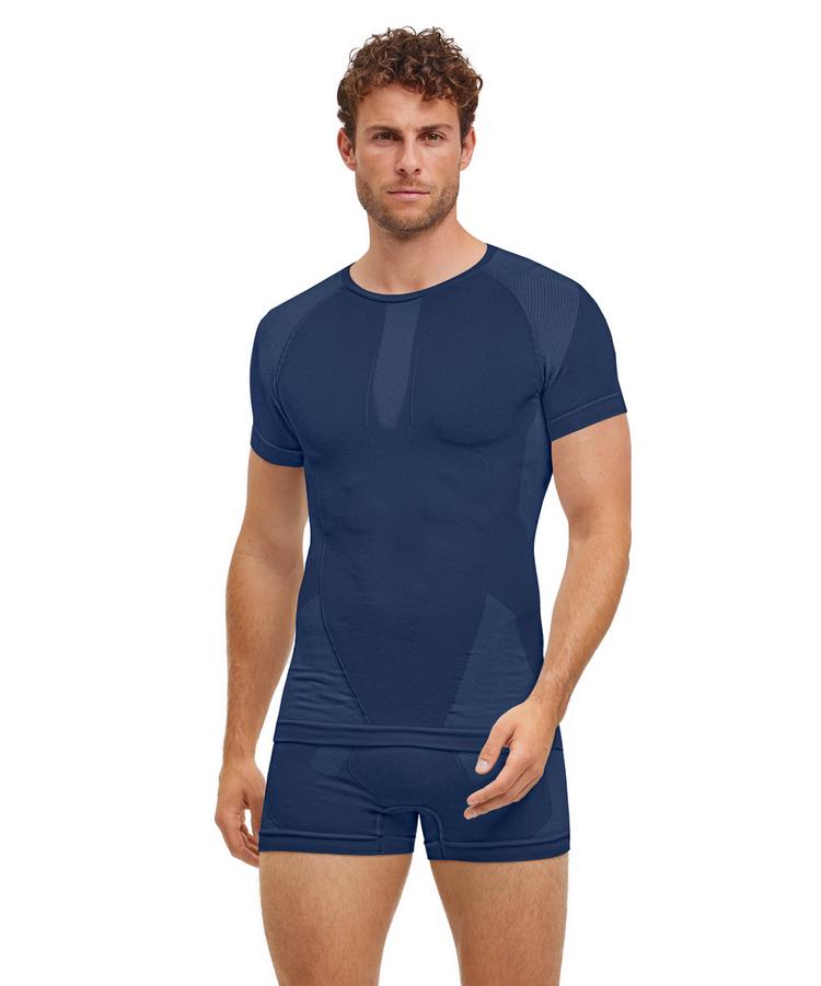 Falke Falke W Shortsleeved Shirt m Funktionsshirt Herren - space blue (6116) - 0 | SportScheck
