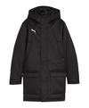 PUMA teamFINAL Winterjacke Kids Trainingsjacke Kinder - schwarzsilber
