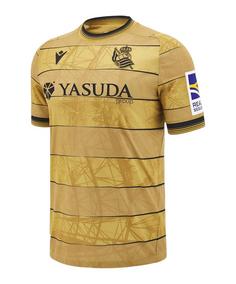 macron Real Sociedad Trikot Away 2024/2025 Fußballtrikot gold