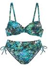 Vivance B&uuml;gel-Bikini Bikini Set Damen - t&uuml;rkis bedruckt