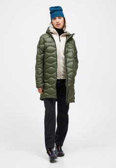 Rückansicht von Peak Performance W Helium Down Parka Daunenmantel Damen OLIVE