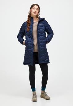 Rückansicht von Peak Performance W Helium Down Parka Daunenmantel Damen DUNKELBLAU