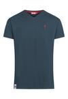 Derbe Basic Kippes Printshirt Herren - navy