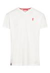 Derbe Basic Kippes Printshirt Herren - off-white
