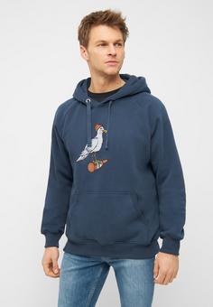 Rückansicht von Derbe Sturmmöwe Sweatshirt Herren navy