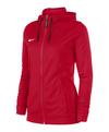 Nike Team Basketball Kapuzenjacke Damen Trainingsjacke Damen - rotschwarz