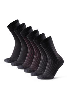 DANISH ENDURANCE Bamboo Business Freizeitsocken black/bordeaux/grey