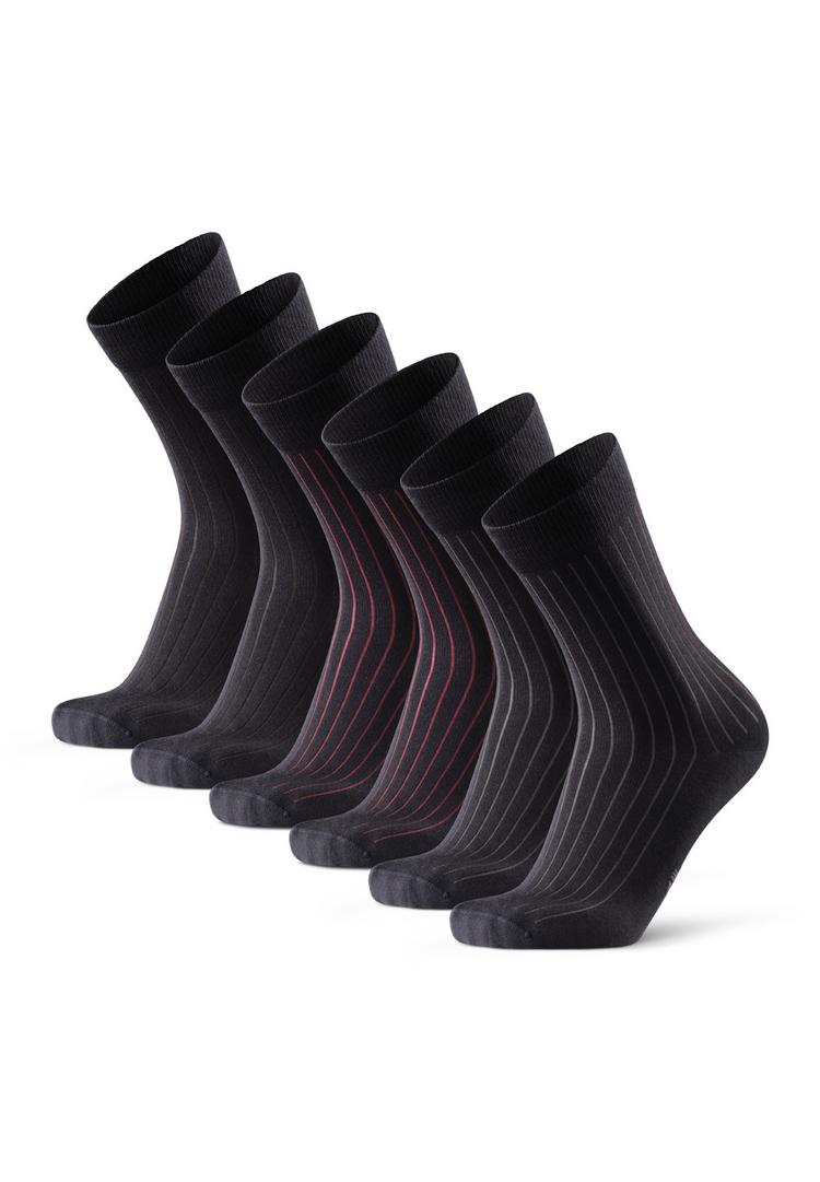 DANISH ENDURANCE DANISH ENDURANCE Bamboo Business Socken - black/bordeaux/grey - 0 | SportScheck