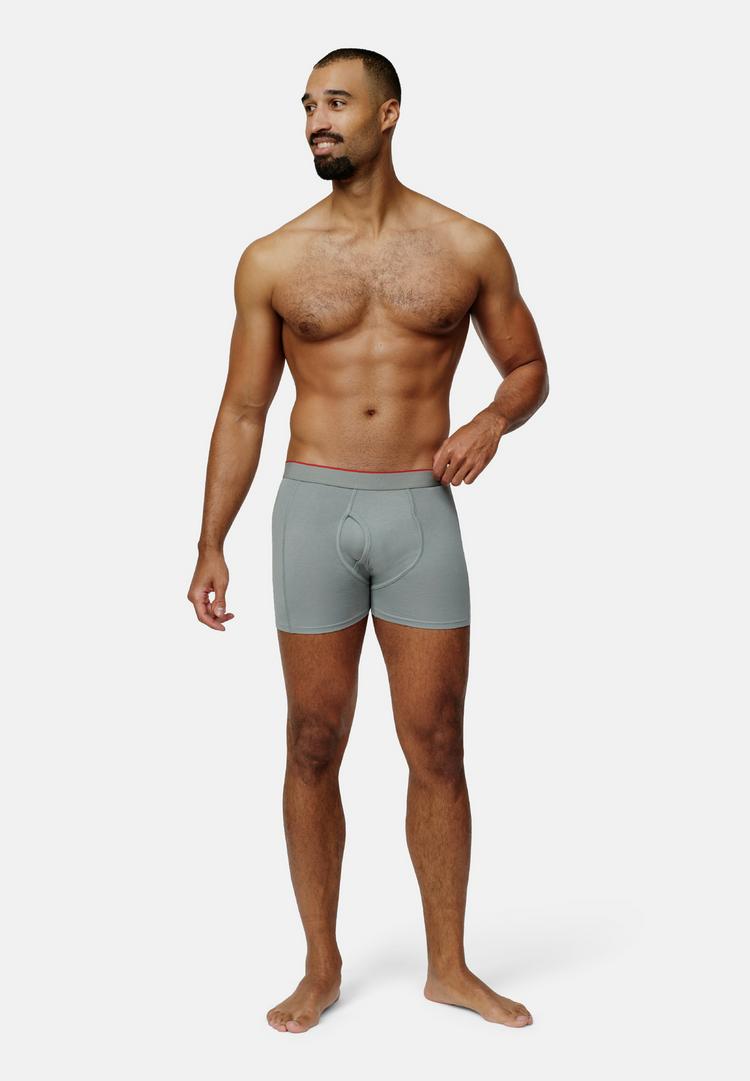 DANISH ENDURANCE DANISH ENDURANCE Bamboo Trunks with fly Unterhose Herren - black_red_grey_navy - 1 | SportScheck