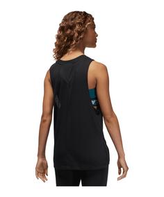 Rückansicht von Nike Diamond Tanktop Damen Funktionstop Damen schwarz