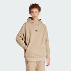 Rückansicht von adidas Z.N.E. Winterized Hoodie Hoodie Damen Blanch Cargo