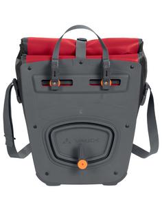 Rückansicht von VAUDE Aqua Front Fahrradtasche red