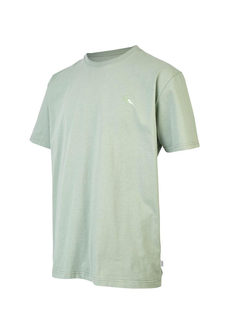 Cleptomanicx Cleptomanicx Embroidery Gull Mono T-Shirt Herren - Ice Green - 0 | SportScheck