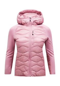 Peak Performance W Helium Down Hybrid Hood Funktionsjacke Damen altrosa