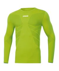 JAKO Comfort 2.0 langarm Hell Funktionsshirt - Gruenweiss