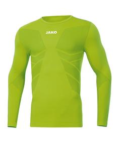 JAKO Comfort 2.0 langarm Hell Funktionsshirt Gruenweiss