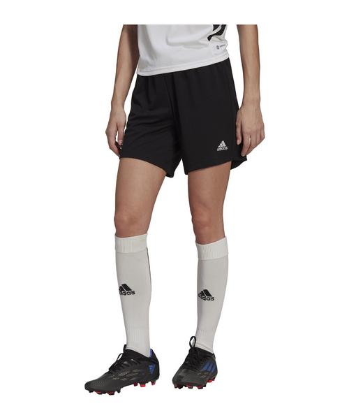 Rückansicht von adidas Entrada 22 Short Damen Fußballshorts Damen schwarz