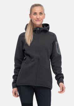 Rückansicht von Bergans of Norway Kamphaug Fleecejacke Damen Dark Shadow Grey